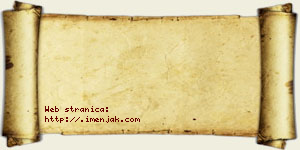 Janko Čalić vizit kartica